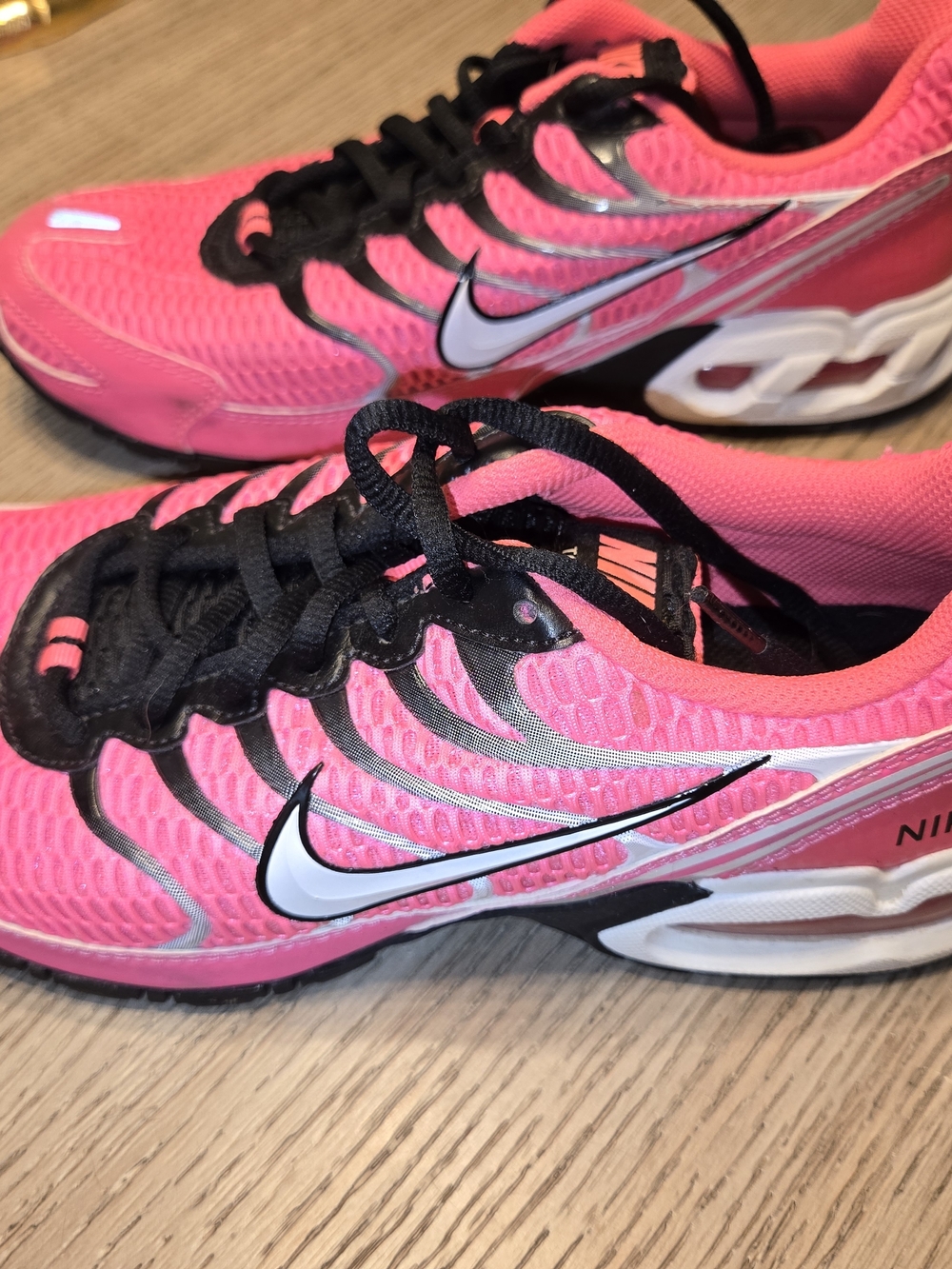 Nike Women's Athletic Sneakers in Hot Pink and Black